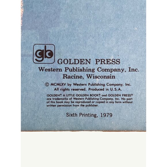 Vintage Little Golden Book The Three Bears Classic Childrens Storybook 69 Cent E - Picture 4 of 10